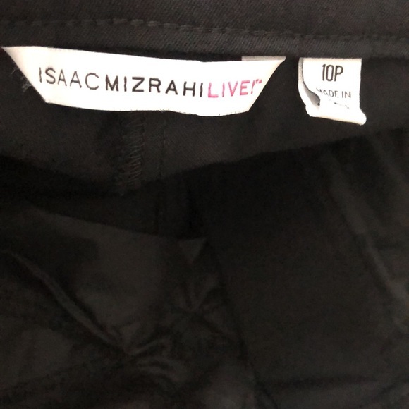 ISAAC MIZRAHI Live Black Pants - Picture 6 of 10